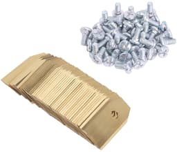 Dailygoods- Gazonrobotbladen 45 Stuks - Vervangingsmaaibladen - Roestvrij Staal - Hoge Hardheid - Duurzaam - Efficiënte Snijprestaties - Robotmaaiermes — thumbnail 3