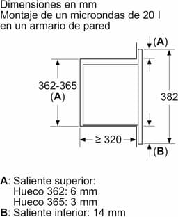 Inbouwmagnetron - Keukenapparaat - Snel opwarmen - Met grillfunctie - 20 liter - Zwart RVS — thumbnail 2