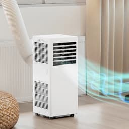 4-in-1 Mobiele Airco - Draagbare Airconditioner - 4-in-1 Koelen, Ontvochtiger, Ventilator & Slaapstand - 7000 BTU - voor 20-30 m² - met Afstandsbediening & Timer - 55 dB - Wit — thumbnail 8