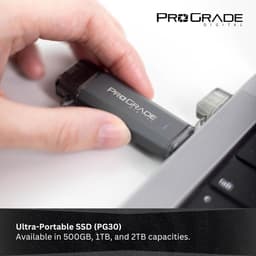 Externe SSD - Draagbare Opslag - Snelle Data Overdracht - IP65 Waterbestendig - 1TB - Grijs — thumbnail 2