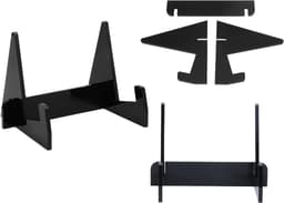 Verstelbare Acrylic Boekstandaard voor Tablets, Kranten, Tijdschriften en Notebooks - Zwart Display Easel — thumbnail 5