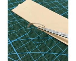 Professionele Leerbewerking Gereedschappen voor DIY Leerprojecten - Leer Edger en Beveller (0.7mm)