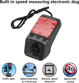 Auto Dashcam - Boordcamera DVR - Verkeerssituaties Vastleggen - Bewegingsdetectie ADAS - 140 graden lens - Zwart — thumbnail 2