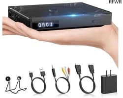 DVD Speler met HDMI - Blu Ray Spelers - Externe DVVD Speler - Zwart mediaspeler