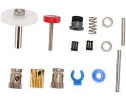 Store_7 - Hoogwaardig Extruder Dual Gear Kit - 15-delige set - Betrouwbare materiaalstroom - Compatibel met 3D-printers - Precisie drukaccessoires