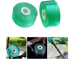 Zelfklevende Afwerkingstape voor Enten, Transparante Graftingtape, 100 m x 3 cm, Vochtbestendig en Rekbaar voor Tuinieren en Hobbyprojecten