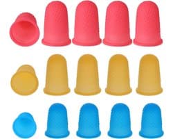 15 Stuks Silicone Vingerbeschermers voor Hittebestendige Klussen, Handwerken en Borduren - Herbruikbare Vingertoppen voor Veiligheid en Comfort