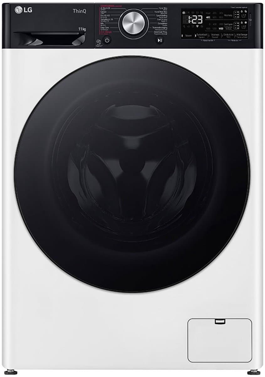 LG F4WR7511SYW wasmachine Voorlader 11 kg 1360 RPM Wit — afbeelding 1