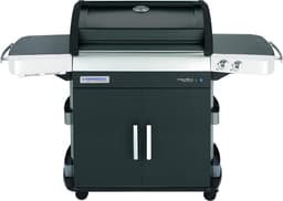 Gasbarbecue 171 x 66 x 150 cm – 3 Branders BBQ Grillwagen met Keramische Infraroodbranders, Groot Gietijzeren Grilloppervlak, Dekselthermometer, Zijtafels & InstaClean Systeem – HomebyNicole — thumbnail 2