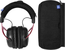 Hoofdband Cover - Hoofdtelefoon Kussen - Comfort Verhogend - Zachte Duurzame Stof - 230 x 105 mm - Zwart — thumbnail 5