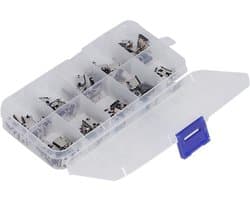 100 Stuks Type C USB Female Plug Connector - Solderen, Vervangadapter en Jack voor USB-C Gebruik