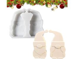 Siliconen mallen voor kerstdecoraties, gipsmallen, epoxyhars mallen en kerstman figuren voor DIY projecten