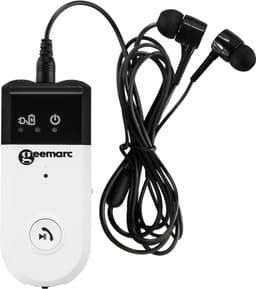 Audioversterker Bluetooth - Hoorhulp Versterker - Duidelijk Geluid Horen - Versterking tot 30 dB - 8 uur batterij - Wit — thumbnail 3