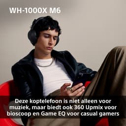 Sony WH-1000XM6 - Draadloze koptelefoon met Noise Cancelling - Beige — thumbnail 10