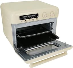 Heteluchtfriteuse Oven - Airfryer Convectie - Koken en Bakken - 9-in-1 Multifunctioneel - 30 Liter - Wit — thumbnail 2