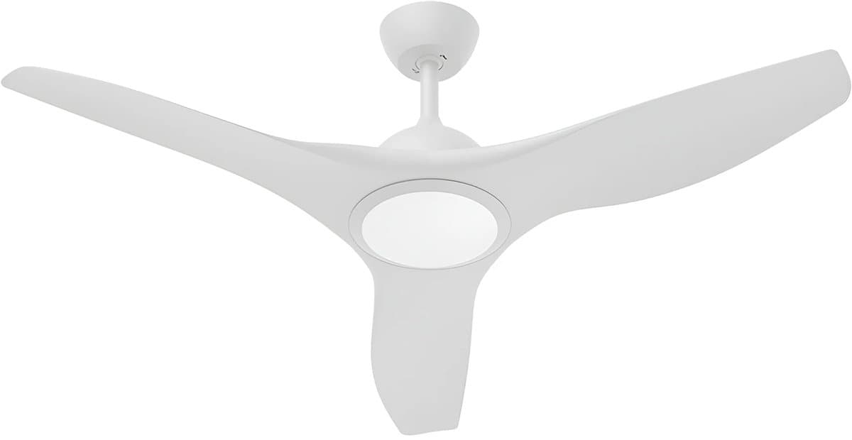 Plafondventilator met Lamp - Braytron - Aanpasbare Lichtkleur 3000K-4000K-6500K - Afstandsbediening - Wit — afbeelding 1