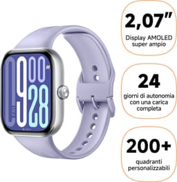 Xiaomi Redmi Watch 5 Paars | Smartwatch en fitnesstracker | 2.07 inch AMOLED display | 24 dagen batterij | 150 plus sportmodi sportmodi | 5ATM waterbestendig | Gezondheidsmeting — thumbnail 5