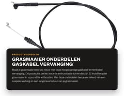 Dailygoods- Gaskabel Universeel - Grasmaaier Onderdelen - Remkabel Vervanging - 22 Inch - Accessoires - Geschikt voor Recycler 20013/20014/20017 — thumbnail 5