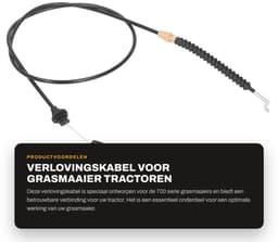 Dailygoods- Verlovingskabel voor 700 Serie Grasmaaier - Compatibel met 74604173D - 74604173E - 74605140 - Hoogwaardige kwaliteit - Betrouwbare verbinding — thumbnail 5