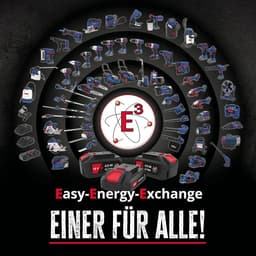 Accu Grasmaaier - Handmaaier - Kleine gazons onderhouden - Borstelloze motor - 21 cm snijbreedte - Blauw zwart rood — thumbnail 5