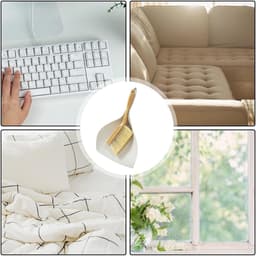 Kleine Bezem Stofblik - Schoonmaakset Handig - Snel Kruimels Veegt - Houten Handvat - Compact Ontwerp - Niet Gespecificeerd — thumbnail 5