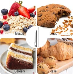 Kruimel Vanger - Tafel Schraper - Snelle Reiniging - Roestvrij Staal - 16 cm - Zilverkleurig — thumbnail 4