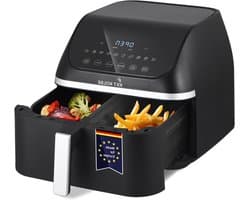 KKT KOLBE Hot air fryer, air fryer, 8.5 liters, 10 programs, 13 functions, very quiet, frying without oil and fat, fryer, 1 tray, AF8500