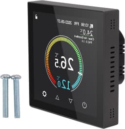 Slimme Thermostaat - Verwarming Regelaar - Energie Besparen - IPS Kleurenscherm - 0.5°C Nauwkeurig - Wit — thumbnail 1