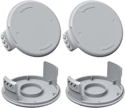 Geschikt voor AC14HCA vervangende spoelkap, geschikt voor Ryobi One 18V, 24V, 40V draadloze grasmaaier, geschikt voor Ryobi RYOBI grasmaaier accessoires, set van 4 — thumbnail 1