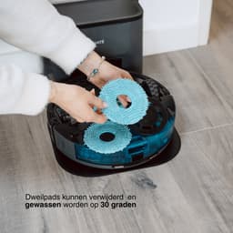 Achaté Robotstofzuiger met Dweilfunctie – 15000Pa Krachtige Zuigkracht – LiDAR Lasernavigatie – Roterende Dweilmoppen – App & Spraakbediening – Ideaal voor Huisdieren & Tapijt — thumbnail 4