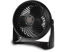 Osamix Krachtige TurboForce-ventilator - Stille verkoeling, 90° variabele kanteling, 3 snelheidsinstellingen, wandmontage, tafelventilator - HT900E