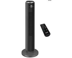Ventilator Toren - Stille Ventilator - Slaapkamer Koelen - 90 Graden Oscillatie - 92 cm - Grijs