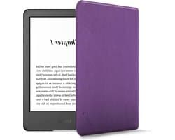 E-reader Hoes - Beschermhoes Kindle - Lezen onderweg - Automatisch slapen wekken - 6 inch - Paars