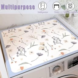 Wasmachine Droger Top Protector - Beschermhoes Apparaten - Apparaten Beschermen - Snel Absorberend Droog - 50 x 50 cm — thumbnail 5