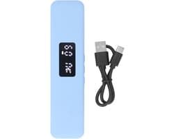 Kussenluidspreker Beengeleiding Stereo, Mini Bluetooth5.3 Slaaphoofdtelefoon met Digitale Display Timerfunctie voor Zijslapers, Diepe Slaap, Meditatie, Slapeloosheid (BLUE)