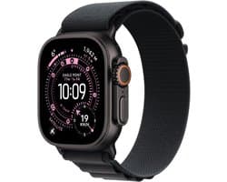 Apple Watch Ultra 3 - Wifi + 5G - 49mm - Black Titanium Case with Black Alpine Loop - Large