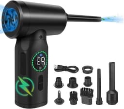 Draadloze Stofblazer - 2-in-1 Vacuüm - Auto en Huis - Krachtige Motor - 500g Gewicht - A PRO — thumbnail 1