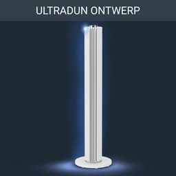 Torenventilator - Stil Verkoeler - Ruimte Verfrissen - Vleugelloos Ontwerp - 87 cm Hoog - Wit — thumbnail 5