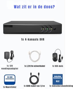 AHD® Videorecorder - Videorecorder vhs - Vhs speler - Ondersteuning 32G-geheugen - 720p - Zwart - 26cm x 23cm x 5cm — thumbnail 5