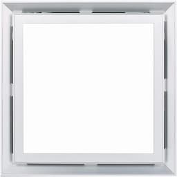 Geïntegreerde Plafondventilator - Ventilatie met licht - Luchtkwaliteit Verbeteren - Stille werking - 30x30 cm - Zilver — thumbnail 1