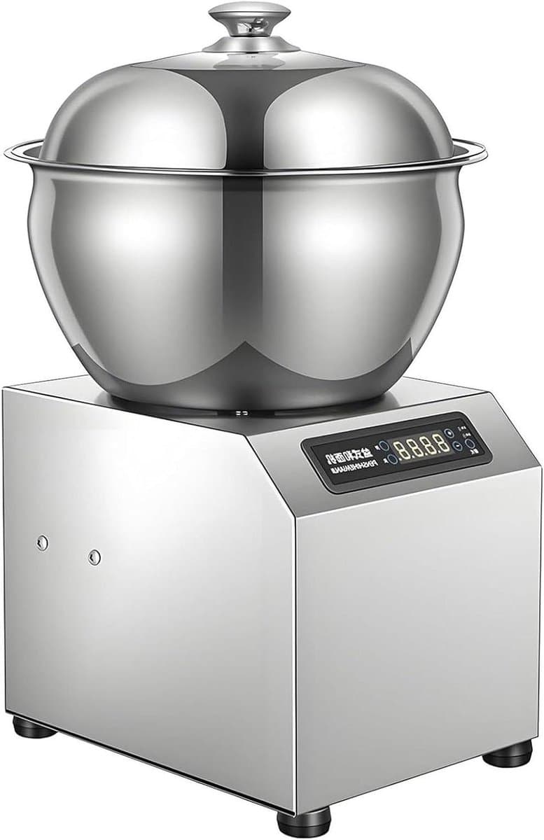Deegmixer - Keukenmachine - Brood Bakken - Krachtige Spiraalvorm - 5kg Capaciteit - Zilver — afbeelding 1