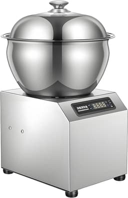 Deegmixer - Keukenmachine - Brood Bakken - Krachtige Spiraalvorm - 5kg Capaciteit - Zilver — thumbnail 1