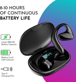 translator earbuds - AI Vertaalcomputer - AI-vertaling oordopjes Real Time - 144 Talen Real-Time Vertaling - Bluetooth-headset - Translator - AI Vertaler - Draagbaar - draadloze hoofdtelefoon - zwart — thumbnail 4