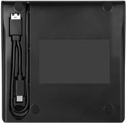 Externe DVD Brander - USB CD Station - Bestanden Archiveren - Verborgen USB Kabel - USB 3.0 - Zwart — thumbnail 4