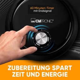 Hete Lucht Frituur - Airfryer Keuken - Gezond Bakken - 360° Air-Flow - 2.5 Liter - Zwart — thumbnail 5