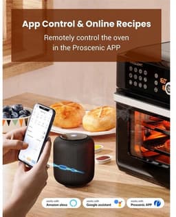 Airfryer oven - Hetelucht Friteuse - Air Fryer - 15L - Grote Inhoud - 12-in-1 - 1700W - App Bediening - 360° Luchtcirculatie - Touch Screen - Turbo Functie — thumbnail 1