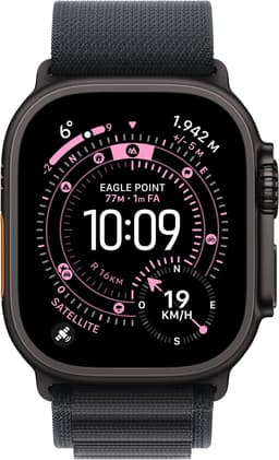 Apple Watch Ultra 3 - Wifi + 5G - 49mm - Black Titanium Case - Large — thumbnail 2