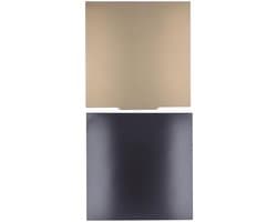 Dubbelzijdige PEI Plaat - Magnetische Bouwplaat - 3D Printen - Hoge Temperatuur Bestendig - 430x430mm - Zwart