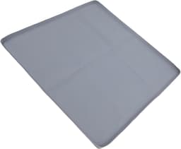 Koelkastmat Siliconen - Lekbak Apparaat - Bescherming Vloeren - Verhoogde Randen - 50x50 cm - Grijs — thumbnail 3