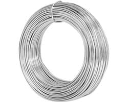 Aluminium Craft Draad 2 mm - 12 Gauge - 59 m voor Modelbouw, Beeldhouwen, Sieraden en Creatieve Projecten